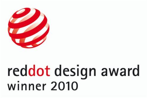 Обладатель премии Reddot Design Award, 2010