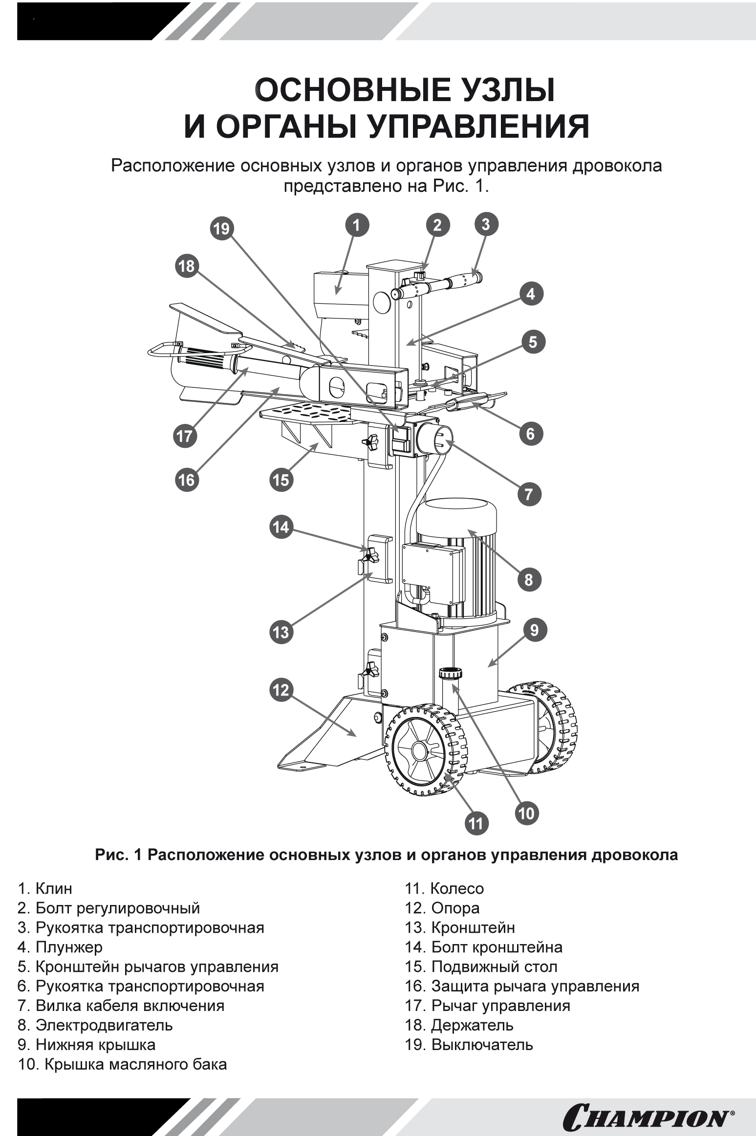 Дровокол CHAMPION LSV6000 купить - цена, характеристики и фото в ...