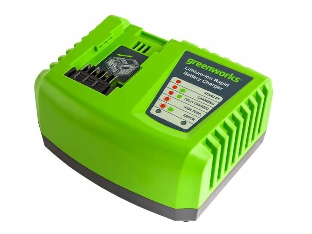 Зарядное устройство 40V Greenworks G40UC5 5А Fast charging 2945107 .