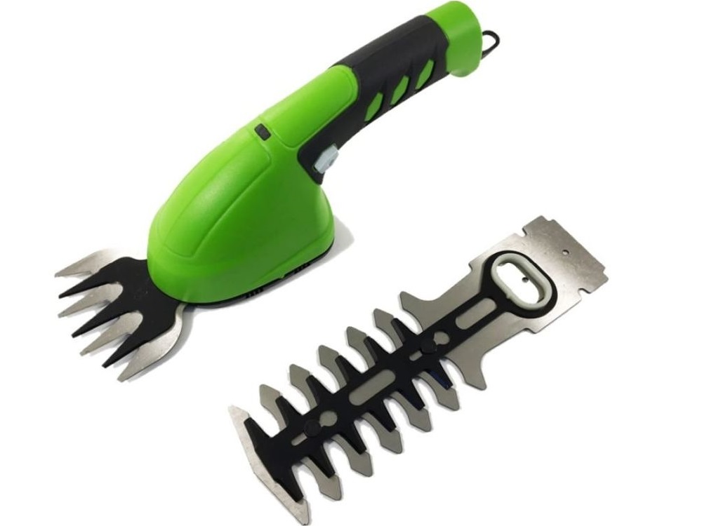 3,6 В 2 Ач Длина лезвия для кустов 16 см / для травы 8 см, шаг 10 мм. Время зарядки АКБ 4,5 часа, автономная работа 30 минут.