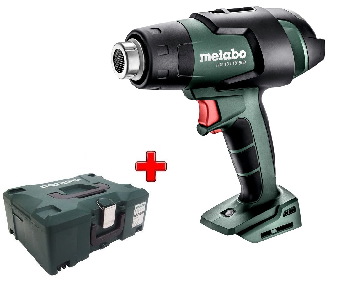 Фен на аккумуляторе купить. Аккумуляторный технический фен Metabo HG 18 LTX 500 (610502850). Metabo HG 18 LTX 500. Фен Metabo HG 18 LTX 500 строительный. Фен строительный аккумуляторный Bosch.