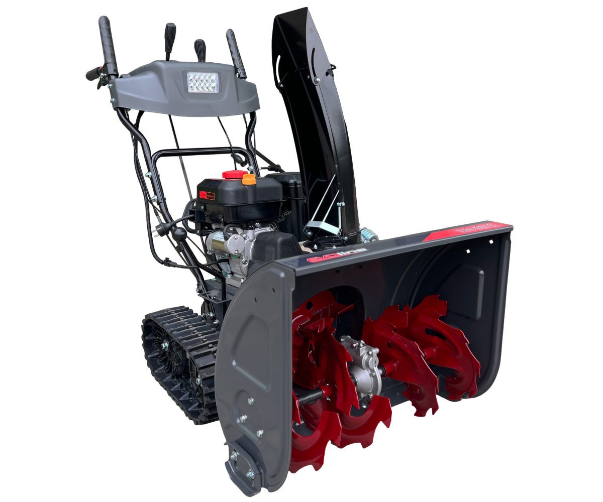 • Двигатель Zongshen SN210E 7 л.с. 208 см3
• Ширина уборки 66 см
• Высота уборки 54,5 см
• Подогрев ручек ЕСТЬ
• Разблокировка колес ЕСТЬ
• Двухступенчатый выброс снега
• Электрический и ручной стартер
• Гусеничный самоходный
• Вес 95 кг