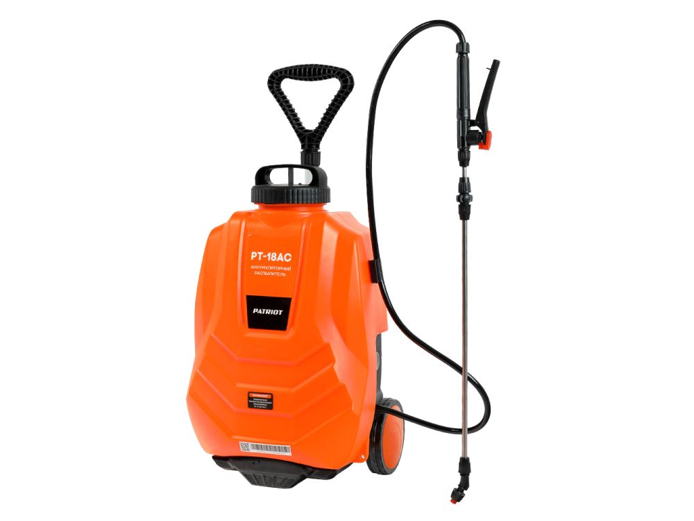 Свинцово-кислотный аккумулятор, 12В, 8 Ач, объем бака - 16 л. Вес - 9 кг.