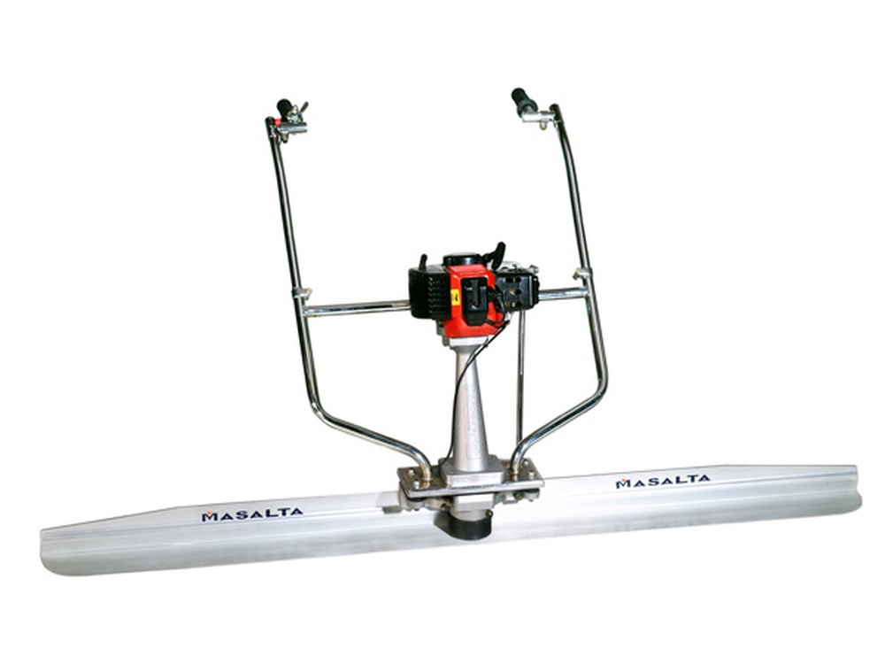 1,1кВт/1,5л.с Бензиновый четырехтактный двигатель Honda GX35. Съемные осонования от 1.2 до 4.9 м. Вес 31 кг.