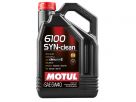 Моторное масло Motul 6100 SYN-CLEAN 5W40 4л полусинтетическое автомобильное 107942